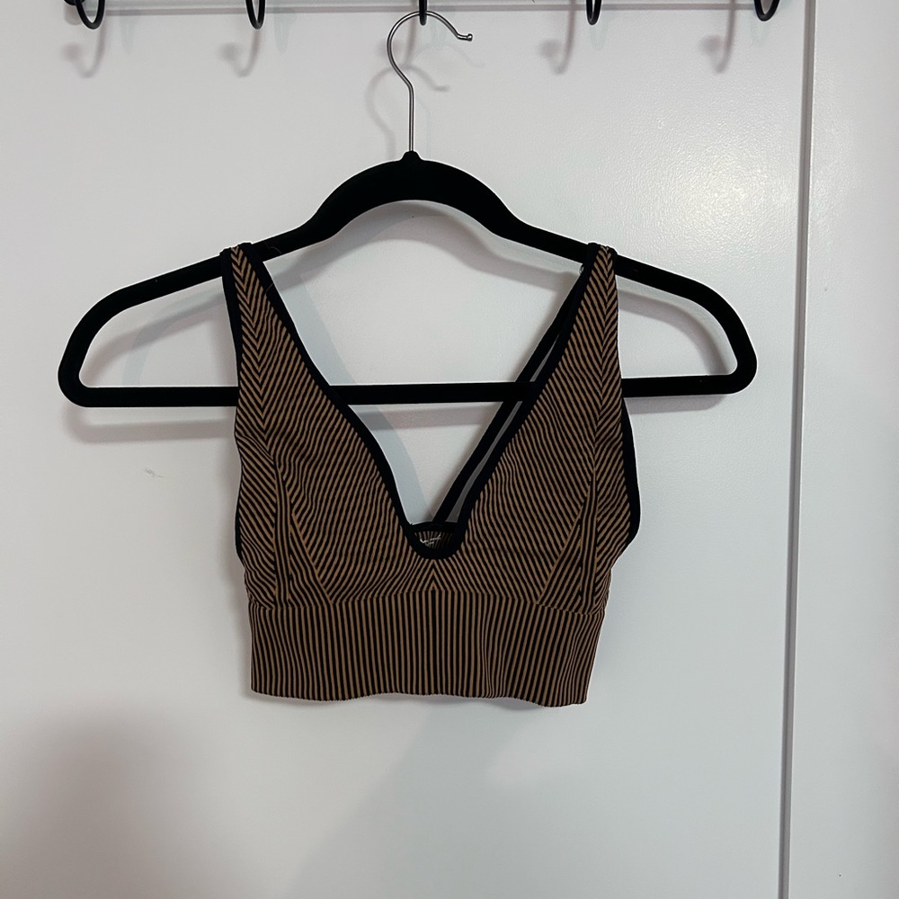 Cropped Ribbed Bralette